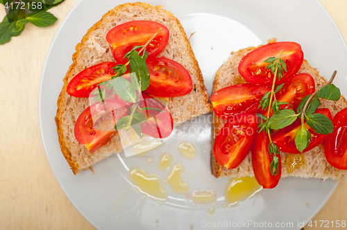 Image of Italian tomato bruschetta