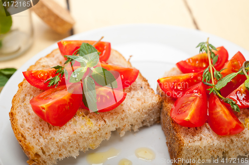 Image of Italian tomato bruschetta