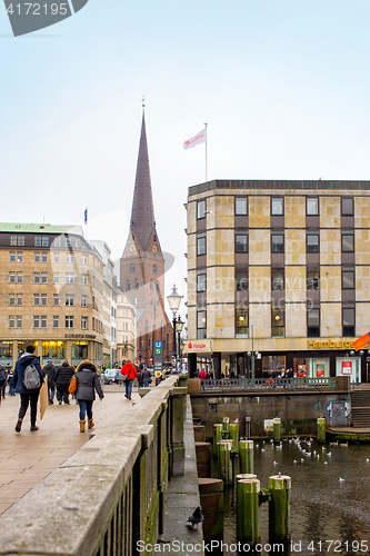 Image of City view of Hamburg, Germany