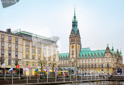 Image of City view of Hamburg, Germany