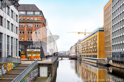 Image of City view of Hamburg, Germany