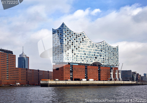 Image of Elbphilharmonie; a concert hall in the HafenCity quarter of Hamb