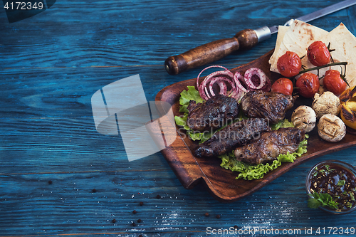 Image of Grilled lamb meat