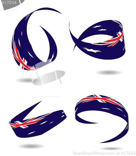 Image of Aus flag ribbon