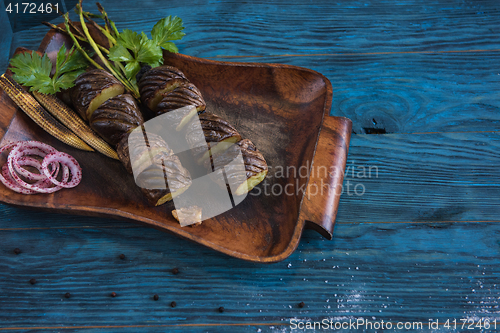 Image of Grilled potato at plate