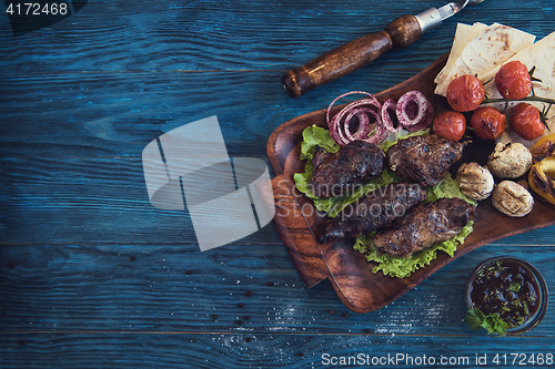 Image of Grilled lamb meat