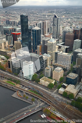 Image of Melbourne from above