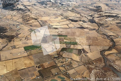 Image of Cultivated Fileds from above