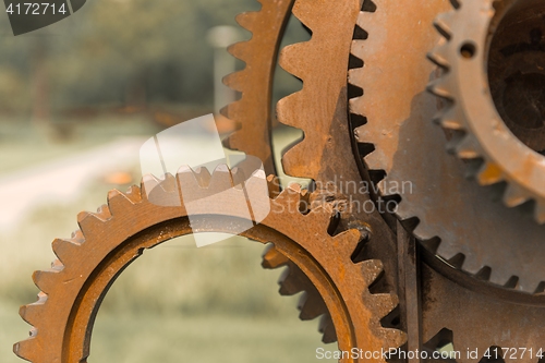 Image of Old gears and cogs