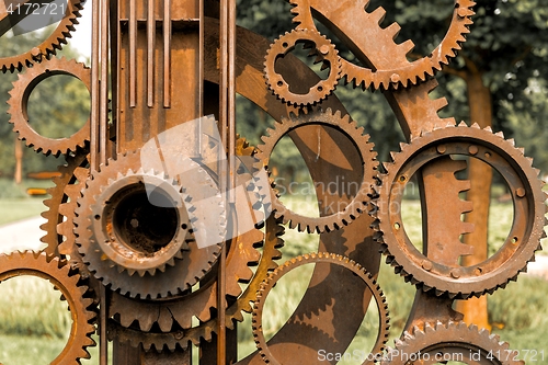 Image of Old gears and cogs