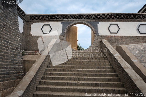 Image of Moon gate in chinese garden