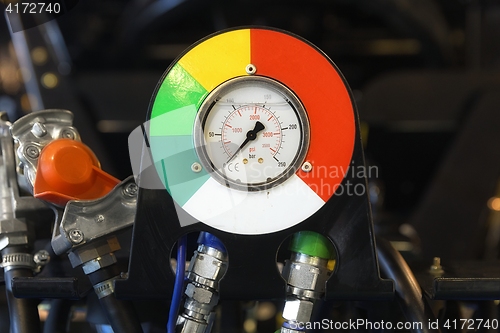 Image of Industrial measurement device closeup