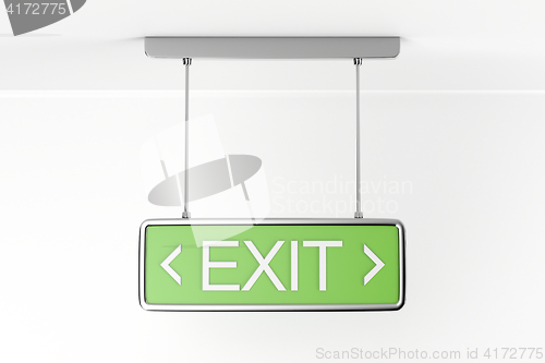 Image of Emergency exit sign