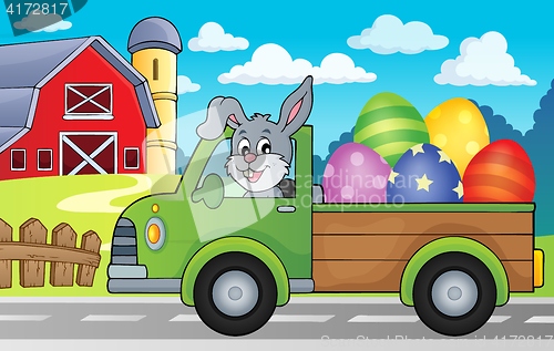 Image of Truck with Easter eggs theme image 2