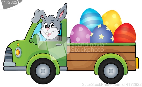 Image of Truck with Easter eggs theme image 1