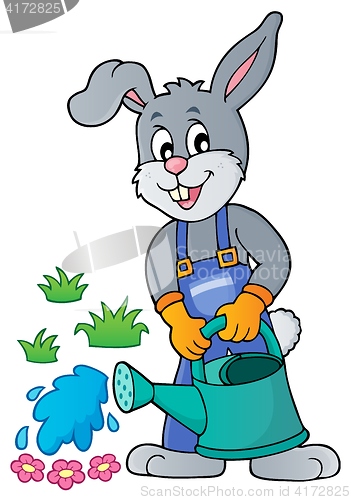 Image of Rabbit gardener theme image 3