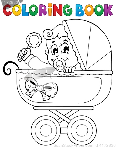 Image of Coloring book baby theme image 5