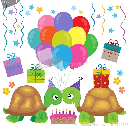 Image of Party turtles theme image 1