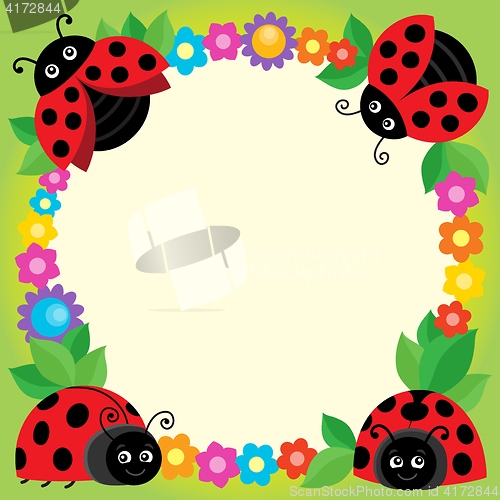 Image of Stylized ladybugs theme image 3