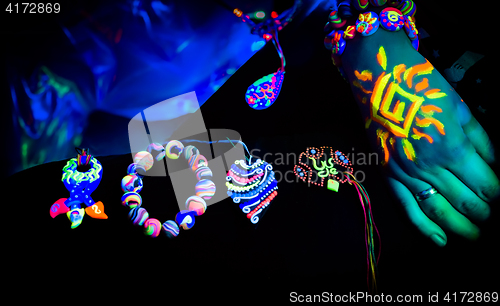 Image of Fluorescent Bijouterie And Jewelry