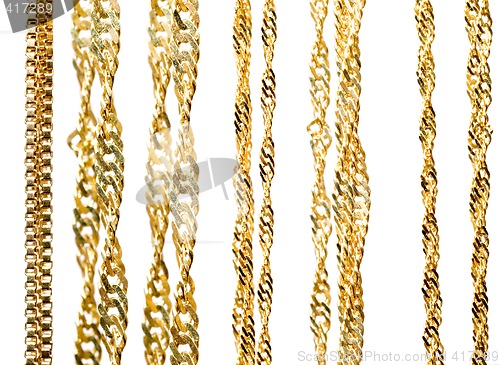 Image of Gold chains