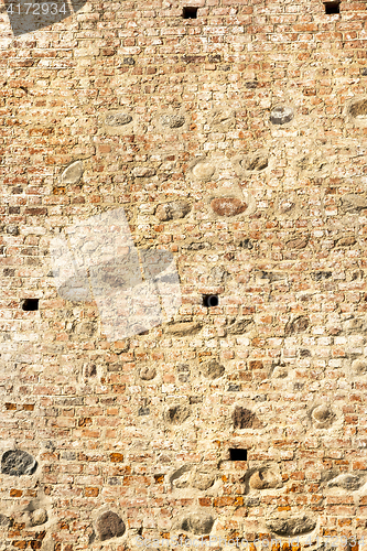 Image of wall of an old building