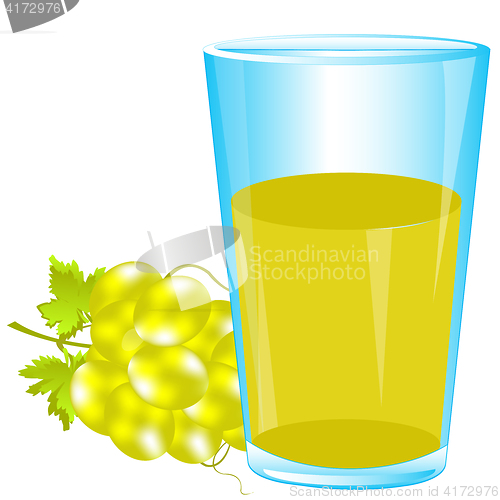 Image of Glass of grape juice