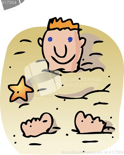 Image of Buried in sand
