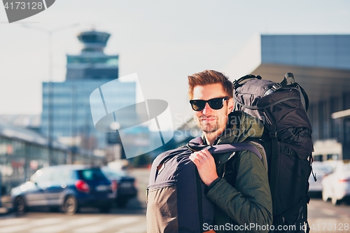 Image of Traveler at the airport