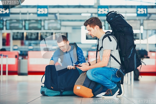 Image of Traveling by airplane