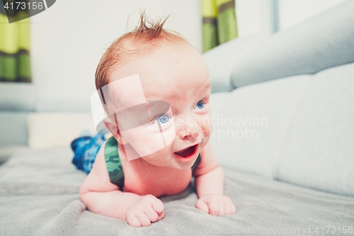 Image of Crawling on the sofa