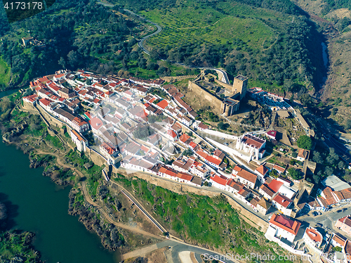 Image of Aerial View of the Fortified Village Mertola