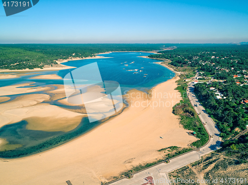 Image of Aerial View Lagoa de Albufeira