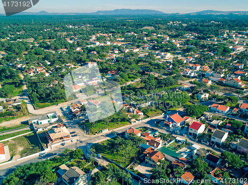 Image of Aerial View Holiday Village near Sandy Beach