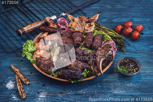 Image of Grilled different meat