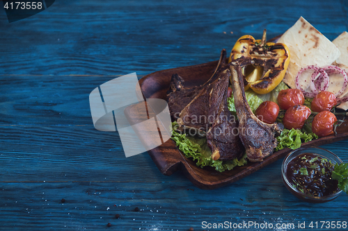 Image of Grilled lamb meat