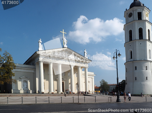 Image of editorial Vilnius Cathedral Square Lithuania