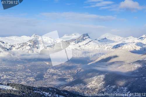 Image of The Alps in Winter