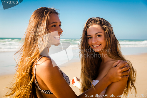 Image of Best Friends on the beach