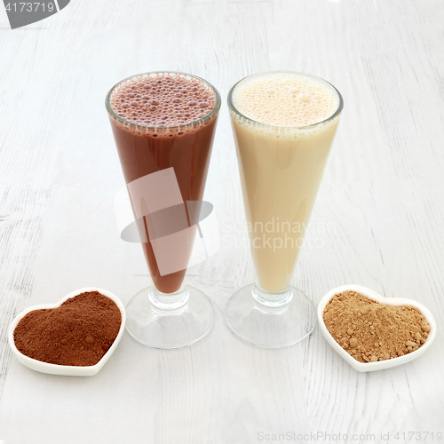 Image of Chocolate Whey and Maca Herb Root Powder Drinks