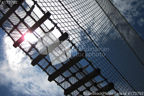 Image of rope path in the sky