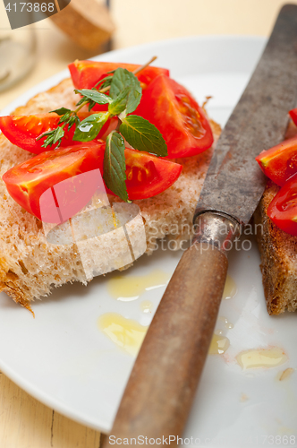 Image of Italian tomato bruschetta