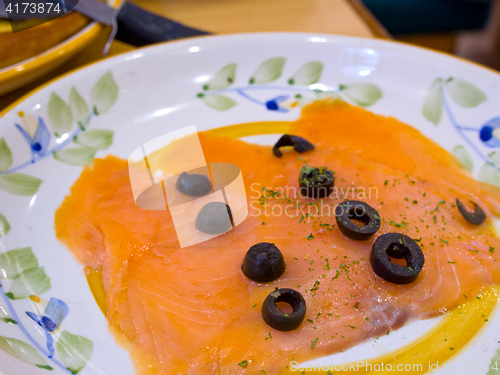 Image of Norwegian smoked salmon 