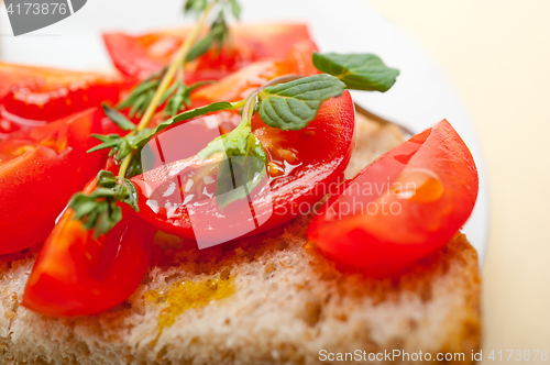 Image of Italian tomato bruschetta