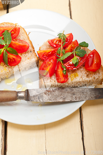 Image of Italian tomato bruschetta