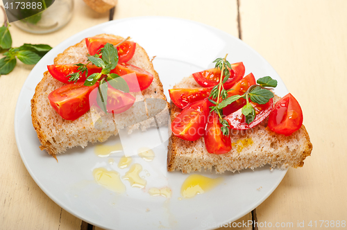 Image of Italian tomato bruschetta