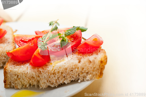 Image of Italian tomato bruschetta