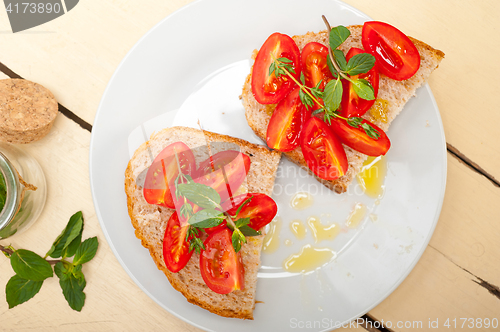 Image of Italian tomato bruschetta