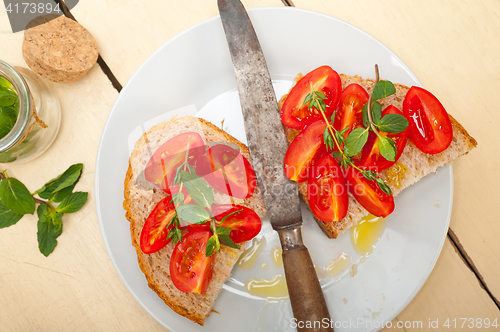 Image of Italian tomato bruschetta