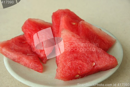 Image of Sliced watermelon